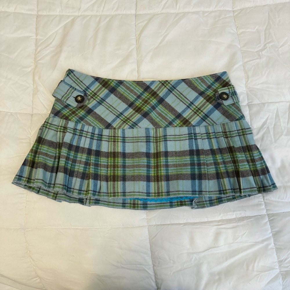 Vintage y2k Abercrombie wool mini skirt